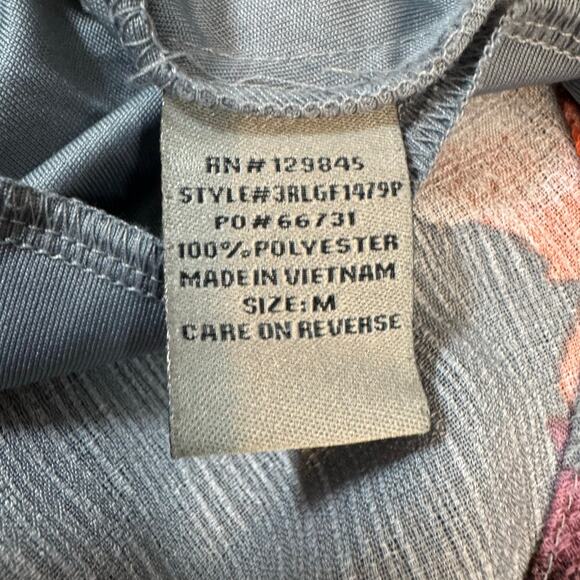 Bailey Blue Cold Shoulder Floral Maxi Dress Size M - Picture 9 of 10